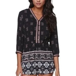 Kendal and Kylie - Boho Long Sleeve Romper